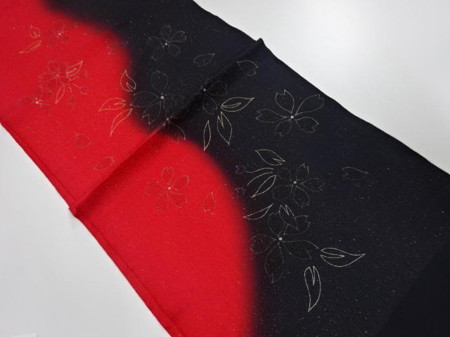 未使用品　正絹　絽　帯揚げ